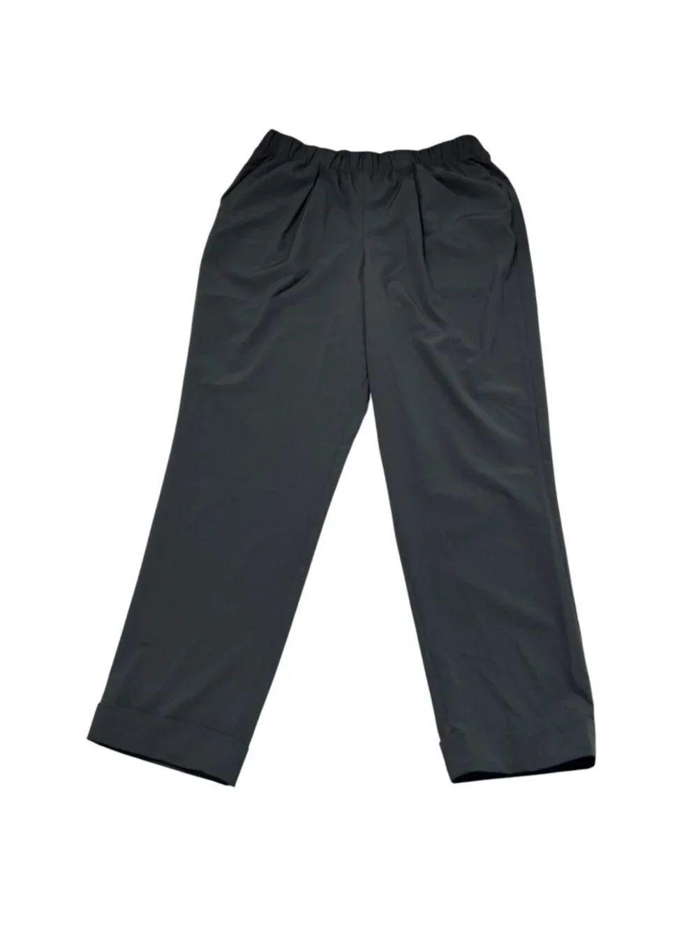 Varley Alana Slim Tapered Cuff Pant 27" Soft Stretch Black Size Medium
